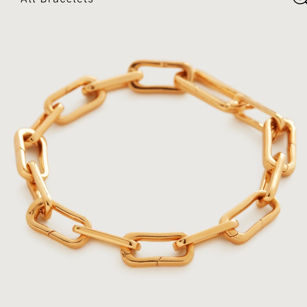 Monica Vinader Alta Capture Charm Bracelet - Picture 2 of 7